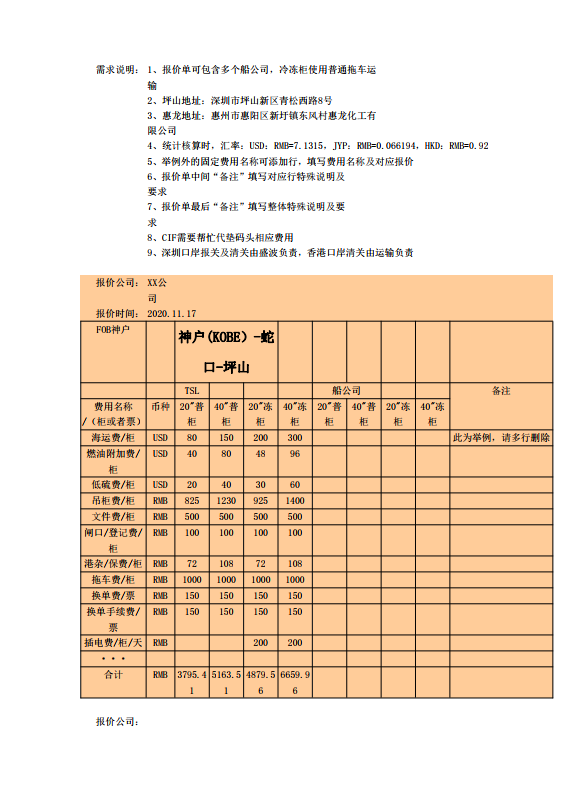 盛波公司-物流服務(wù)招標(biāo)公告